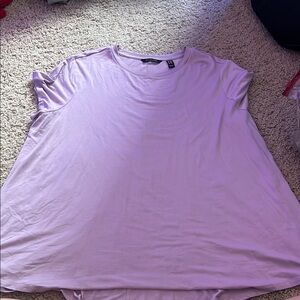 H by Halston Pink Boxy Short Sleeve T-Shirt